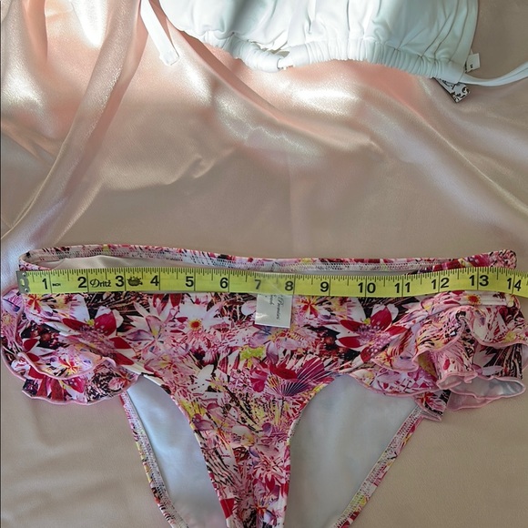 Floral Ruffle Bikini Bottom - Picture 4 of 5